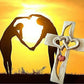 Cross - Intertwined Hearts