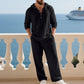 📢📢59 % Rabatt!! ⏰Herren Kapuze Casual Loose Top & Hose 2-teiliges Set