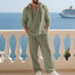 📢📢59 % Rabatt!! ⏰Herren Kapuze Casual Loose Top & Hose 2-teiliges Set