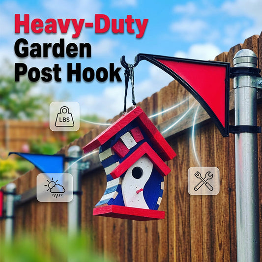 Vielseitiger Haken für Garten- und Terrassenzäune