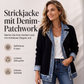 🔥Heißer Verkauf 50% Rabatt🧥Lässiger Chic für jeden Tag – Gerippte Strickjacke mit Deni