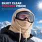 ⏰Zeitlich 50 % RABATT⏳ ❄️ 3-in-1 Winter-Balaclava aus Fleece – Winddicht, verstellbar & warm für Ski, Radfahren und kalte Tage