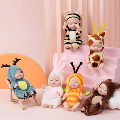 Mini Reborn Babypuppen Lebensechte realistische Babypuppen