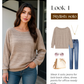 💗Lockere, bequeme Bluse mit horizontalen Streifen