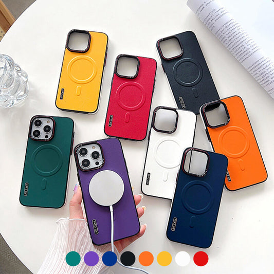 🔥HEIßER VERKAUF 49% RABATT🔥 magnetische Handyhülle aus Leder für iPhone-Serie